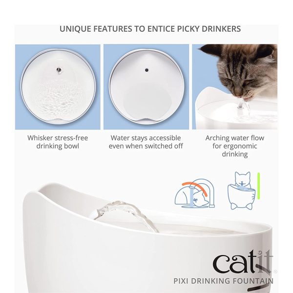 Catit PIXI - Water Fountain Mint Green Online Sale