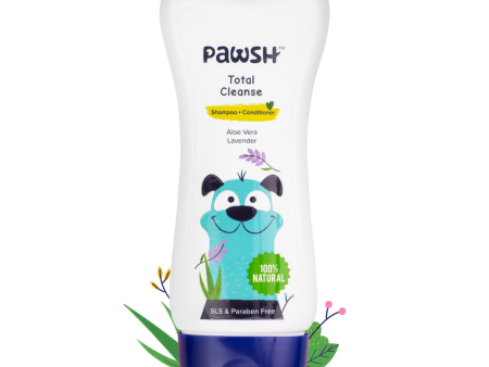 Pawsh - Natural Total Cleanse Cat & Dog Shampoo & Conditioner (All breeds) - 200ml Hot on Sale