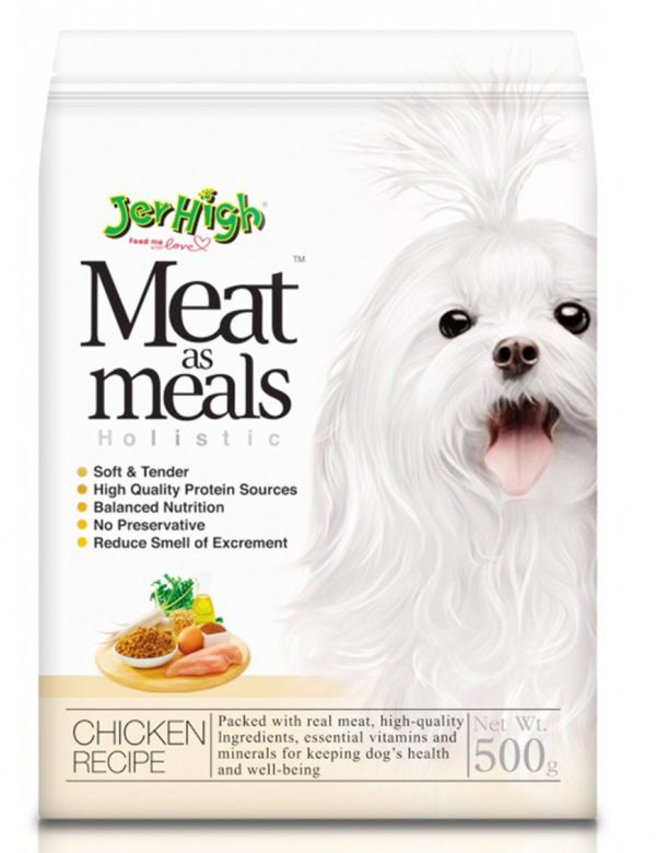 Jerhigh Meat As Meals Chicken Recipe Soft Dog Food 500 gm Cheap