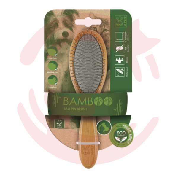 M-Pets Bamboo Ball Pin Brush Sale