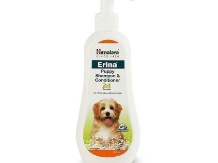 Himalaya Erina Shampoo and Conditioner for Puppies 2-in-1 Formula (200ml) Fashion