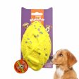 Fofos Rugby Ball Fetch Dog Toy Yellow Hot on Sale