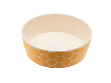 Becopets Classic Bamboo Bowl - Honeycomb For Discount