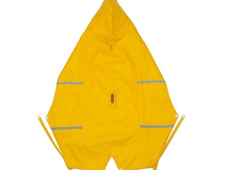 PetWale Raincoats with Reflective Strips for Dogs - Yellow For Cheap