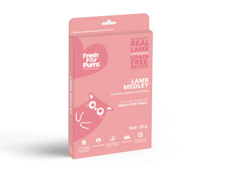 Fresh For Purrs Lamb Medley Cat Food 85 gm Online Sale