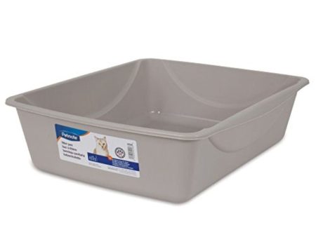 Petmate Basic Litter Pan - Mouse Gray Cheap