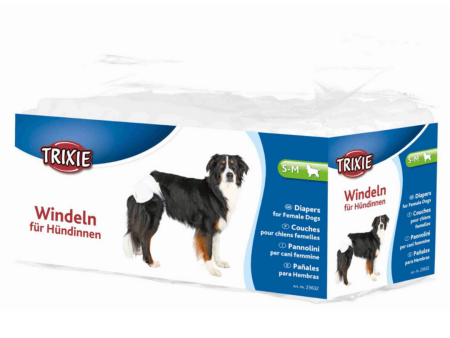 Trixie Disposable Diaper for Female Dogs - Pack of 12 Supply