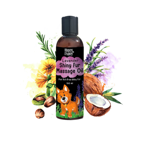 Happy Puppy Organics Massage Oil For Dogs - Shiny Fur (100ml) Discount