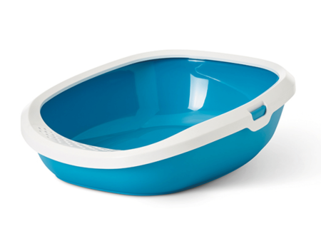 Savic Gizmo Cat Litter Tray - Twilight Blue Online Sale