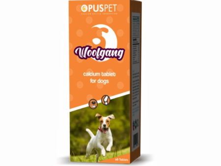 Opus Pet Supplements for Dogs - Woofgang Calcium Tablets for Dogs (60 Tabs) Supply