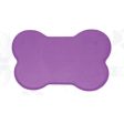 Basil Food Bowl Mat Silicon - Bone Shaped (Assorted Colors) For Sale