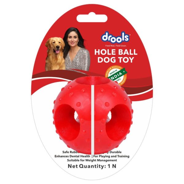 Drools Dog Toys - Hole Ball (7.6cm) For Sale