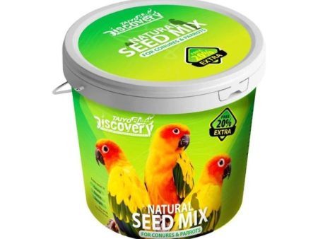 Taiyo Discovery Pluss Bird Food for Conures and Parrots - Natural Seed Mix (1kg) Online now