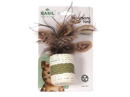 Basil Cat Toys with Sisal Rope and Rattler For Sale