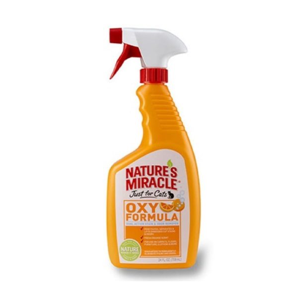 Nature’s Miracle For Cats - Orange OXY Stain and Odor Remover (24 oz   709ml) Online Hot Sale