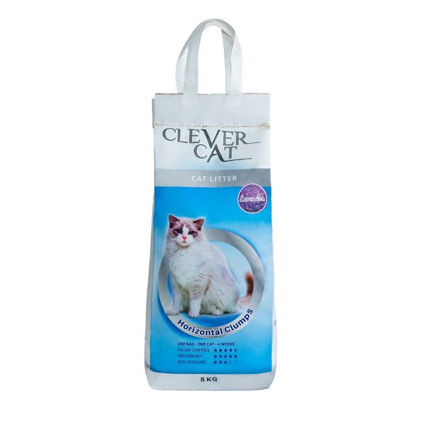 Pura   Clever Cat Clumping Cat Litter - Lavender 5kg Discount