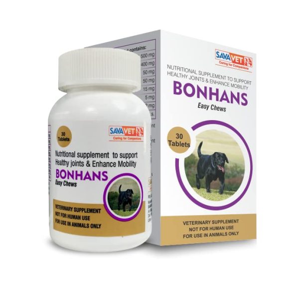 Savavet Supplement for Dogs - Bonhans Easy Chews for Joint Care & Mobility (30 Tabs) Online