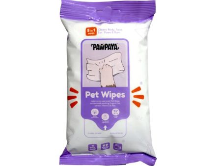 PawPaya Pet Wipes For Cats & Dogs (Pull Pack) For Discount