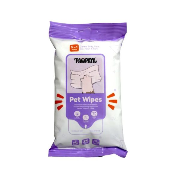 PawPaya Pet Wipes For Cats & Dogs (Pull Pack) For Discount