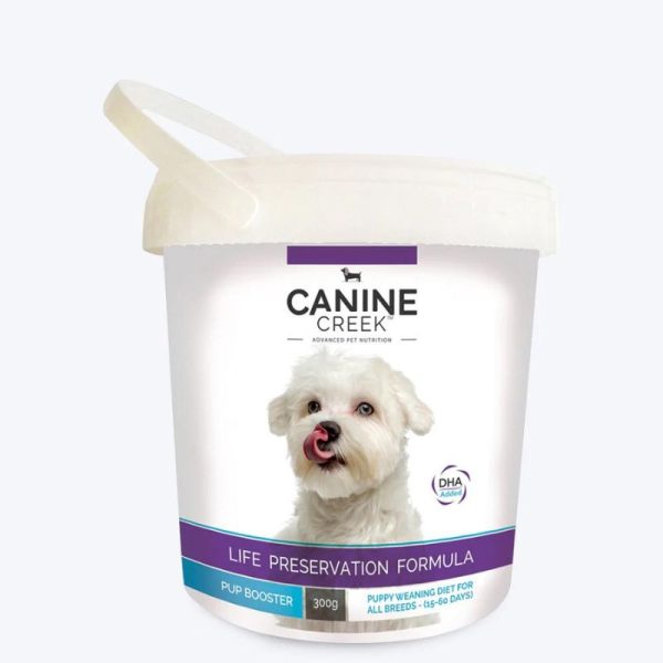 Canine Creek Pup Booster - Puppy Weaning Diet for All Breeds (300g) Online now