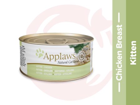 Applaws Wet Cat Food for Kittens - Chicken Breast (70g x 12 Cans) Supply