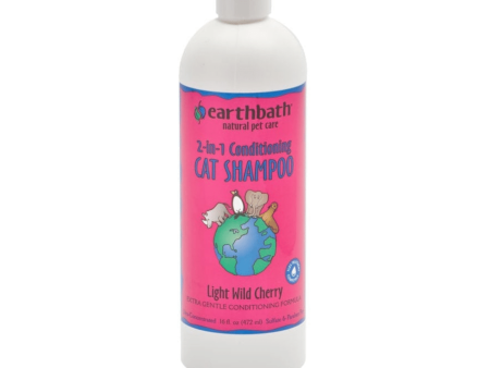 Earthbath 2-In-1 Conditioning Cat Shampoo (472ml) For Sale