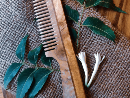 Happy Puppy Organics - Organic Neem Wood Detangling Comb Online Sale