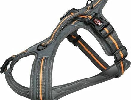 Trixie Fusion Touring Harness, M: 51-66 Cm 20 Mm, Graphite Papaya on Sale