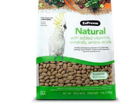 Zupreem Natural Bird Food for Large Birds (1.4kg) Fashion