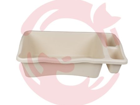 Petmate Litter Pan with Microban - Almond (Giant) Online