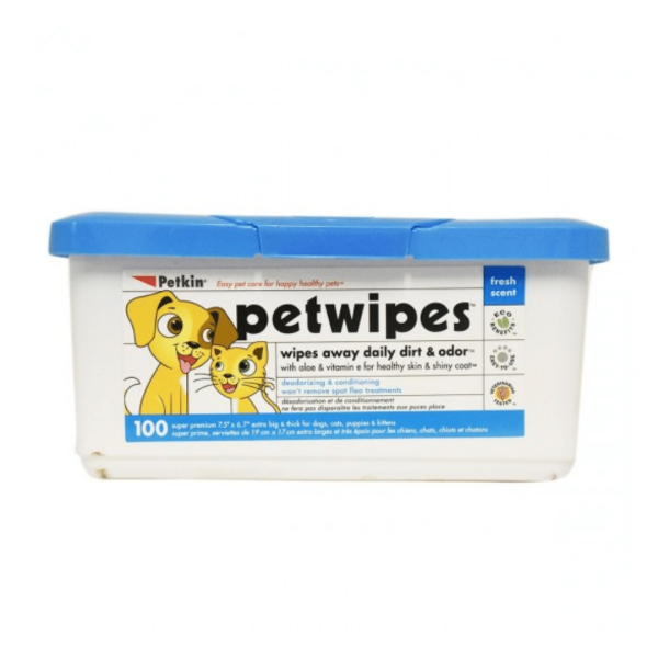 Petkin Petwipes - 100 Wipes For Cheap