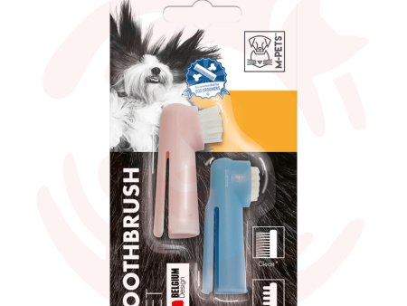 M-Pets Toothbrush Set For Cats & Dogs - 2 pcs (3 x 6cm) Sale