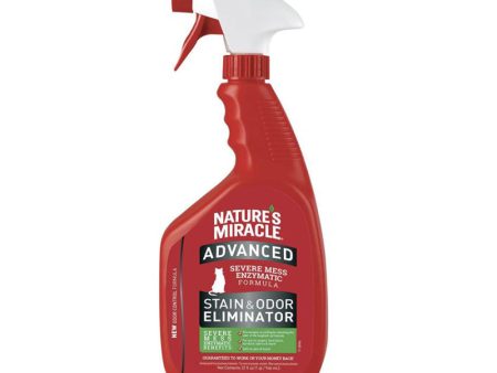 Nature’s Miracle - Cat Advance Stain & Odour Remover  - Trigger Spray (32 oz   946ml) Hot on Sale