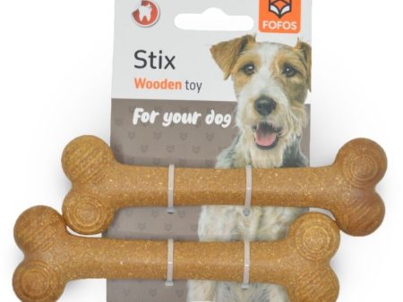 FOFOS Dog Toys - Woodplay Bone Twins on Sale