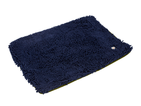 FOFOS Chenille Memory Foam Mat - Blue For Discount