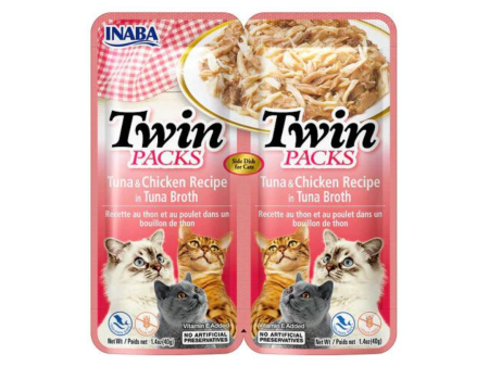 Inaba Cat Twin Packs Tuna With Chicken Wet Cat Food - 80 Gm For Discount