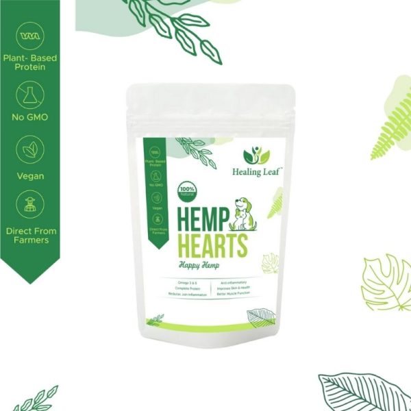 Healing Leaf Hemp Hearts for Cats and Dogs (100g) For Discount