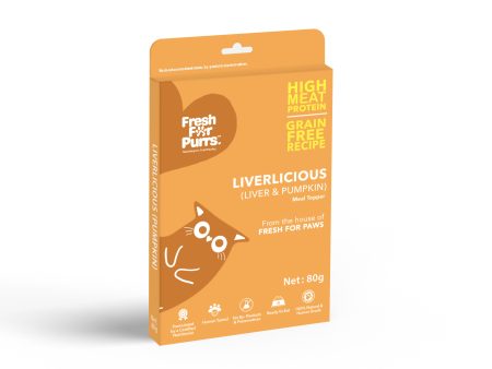 Fresh For Purrs Liverlicious ( Pumpkin ) Cat Food 80 gm Hot on Sale