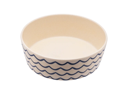 Becopets Classic Bamboo Bowl - Ocean Waves For Sale