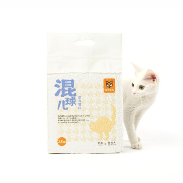 FOFOS Tofu & Crushed Bentonite Cat Litter (2.5kg) Discount