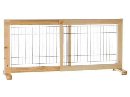 Trixie Adjustable & Freestanding Dog Barrier for Puppies - Pine Wood For Sale