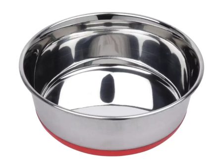 Basil Dog Bowls - Heavy Dish Anti-Skid Steel For Discount