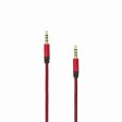 Sbox AUX Cable 3.5mm To 3.5mm Strawberry Red 3535-1.5R Hot on Sale