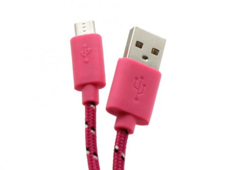 Sbox USB->Micro USB 1M USB-1031P pink For Discount