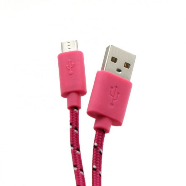 Sbox USB->Micro USB 1M USB-1031P pink For Discount