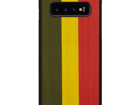 MAN&WOOD SmartPhone case Galaxy S10 Plus reggae black Discount