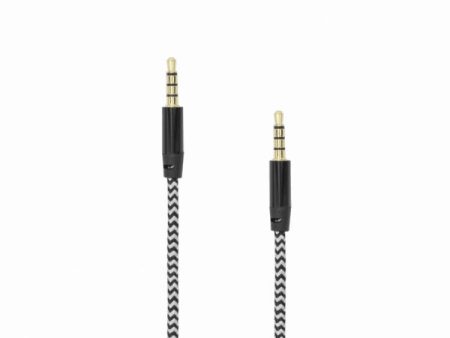 Sbox AUX Cable 3.5mm To 3.5mm Blackberry Black 3535-1.5B Cheap