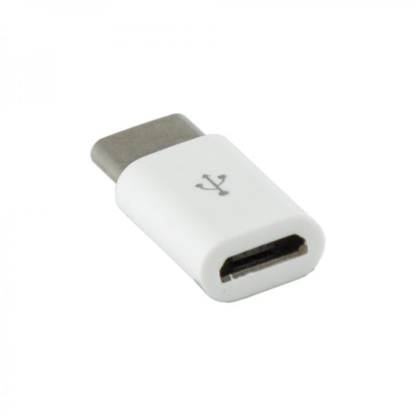 Sbox AD.USB-C W Micro USB 2.0 F. -> TYPE C M. White For Cheap