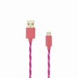 Sbox USB->Micro USB 1M USB-1031P pink For Discount