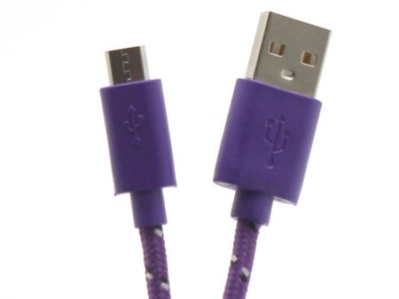 Sbox USB->Micro USB 1M USB-1031U purple on Sale